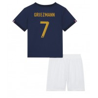 France Antoine Griezmann #7 Replica Home Minikit World Cup 2022 Short Sleeve (+ pants)